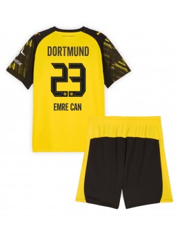 Billige Borussia Dortmund Emre Can #23 Hjemmedraktsett Barn 2025-26 Kortermet (+ Korte bukser)